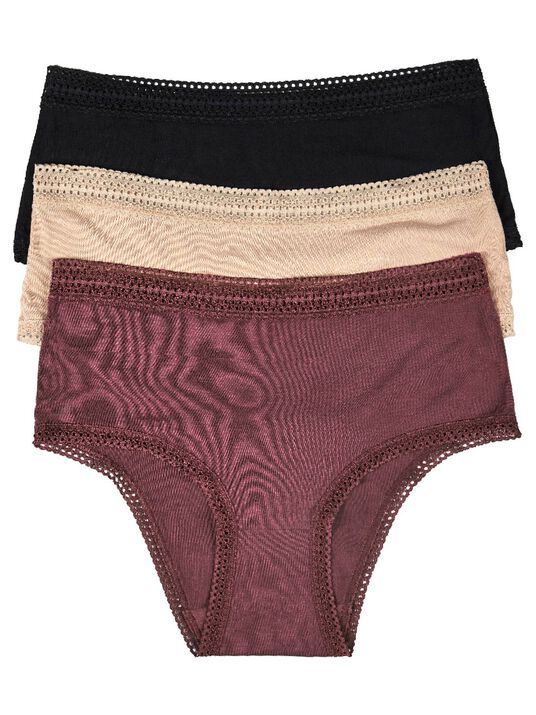 Paquete de 3 panties de corte franc&eacute;s 79059, MULTICOLOR, hi-res