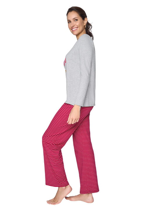 Pijama 77196, BLANCO/RUBI, hi-res