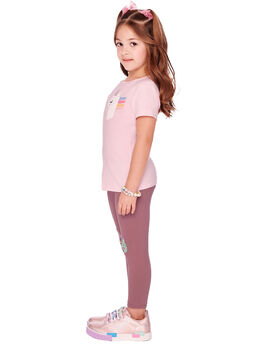 Leggings con parches 8224