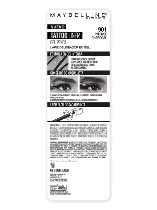 Maybelline delineador para ojos tattoo liner 35268, DEEP ONYX, hi-res