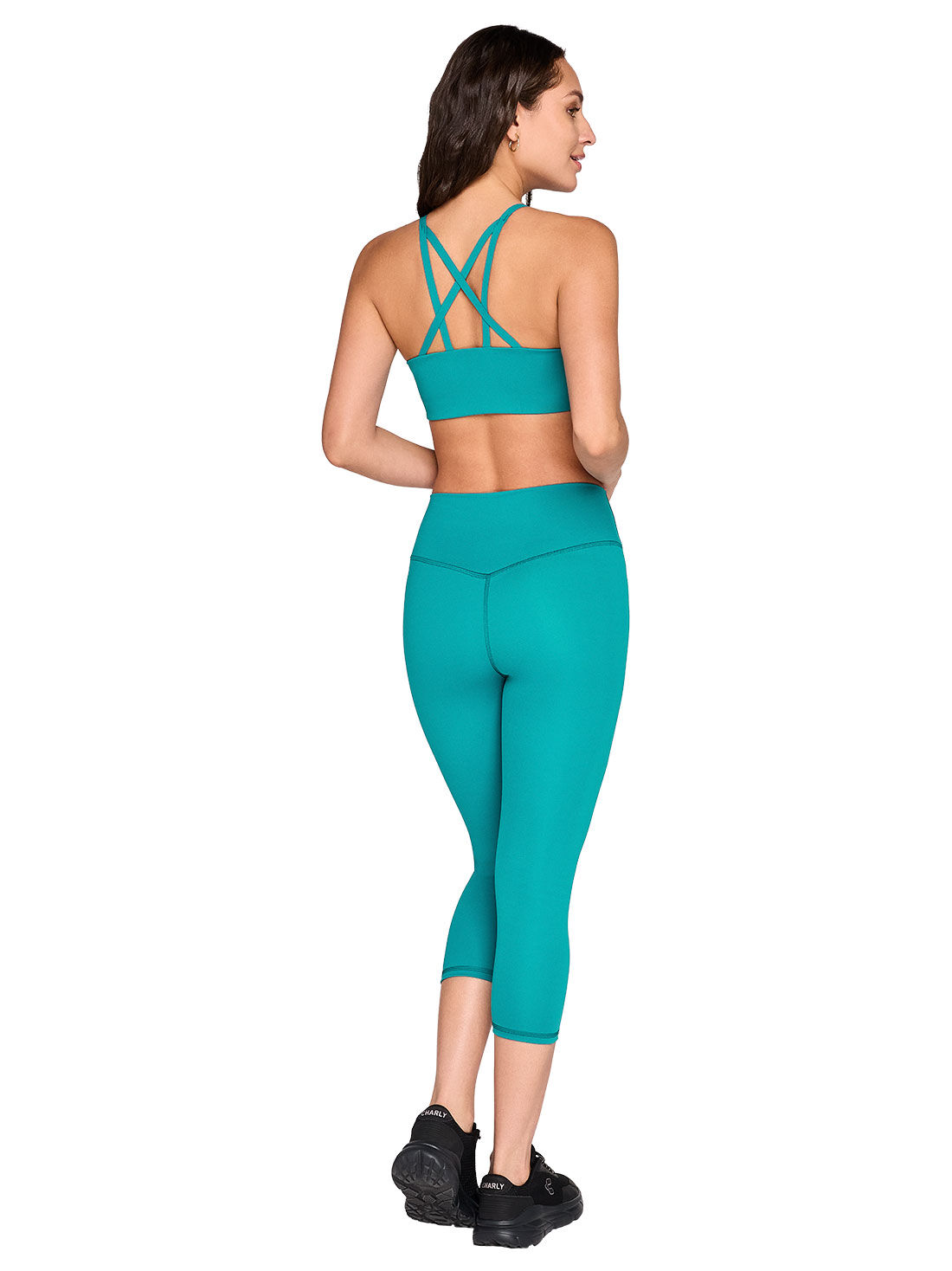 Leggings capri con pretina alta 1794