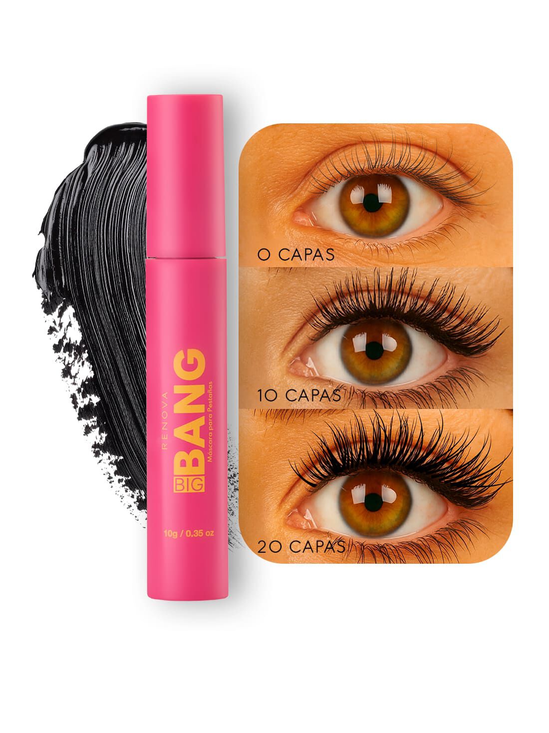 Renova m&aacute;scara de pesta&ntilde;as big bang 21070