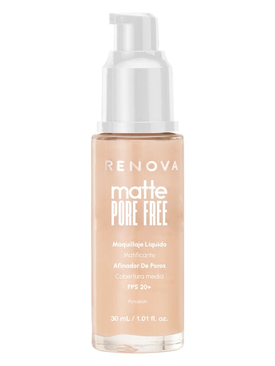 Renova maquillaje liquido matte pore free 22028