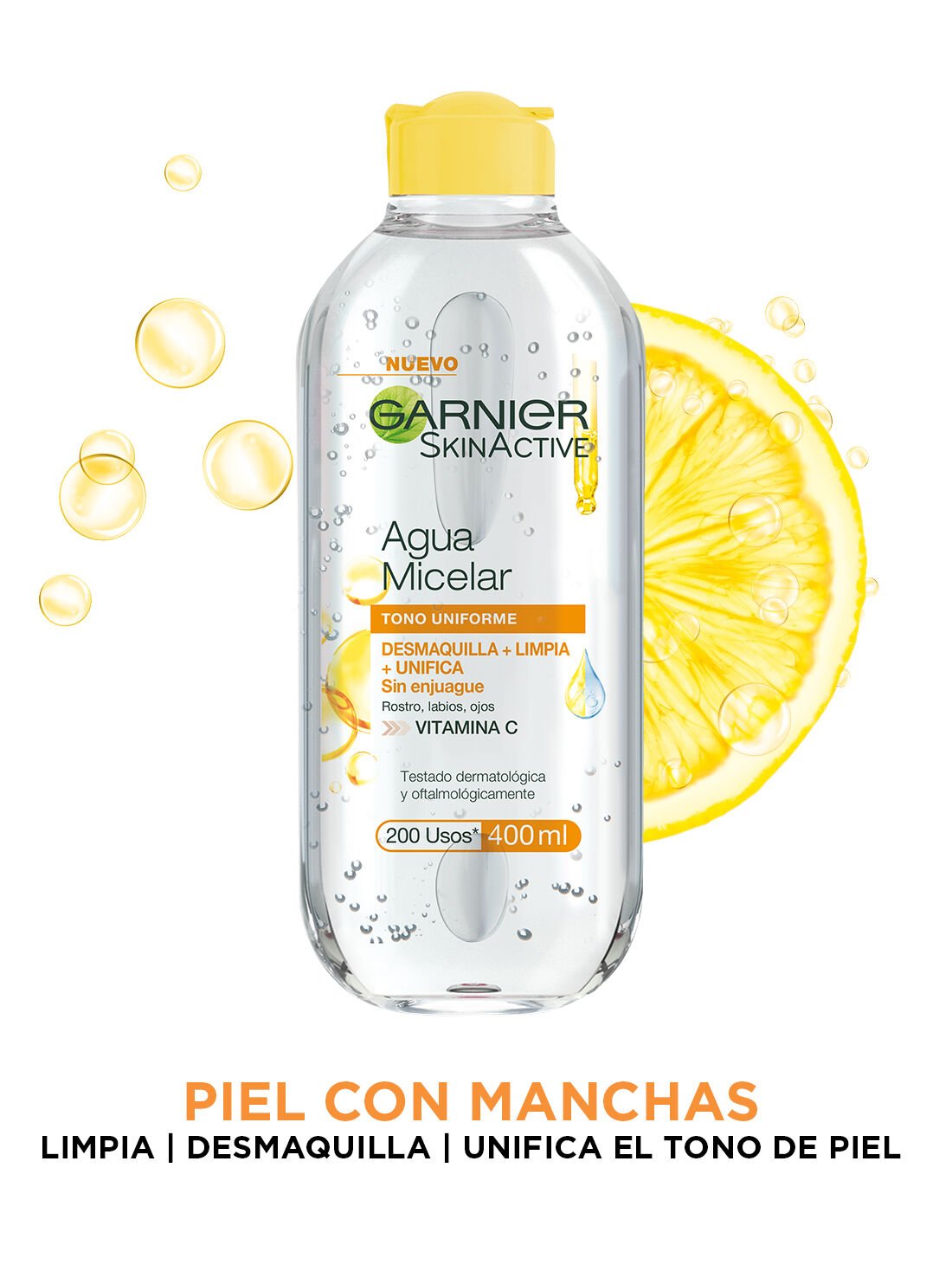 Garnier agua micelar express aclara 35311