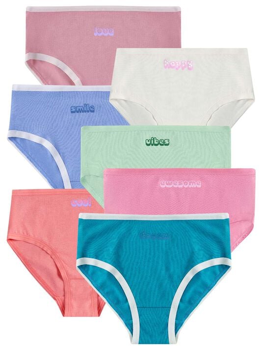 Paquete de 7 panties 39004