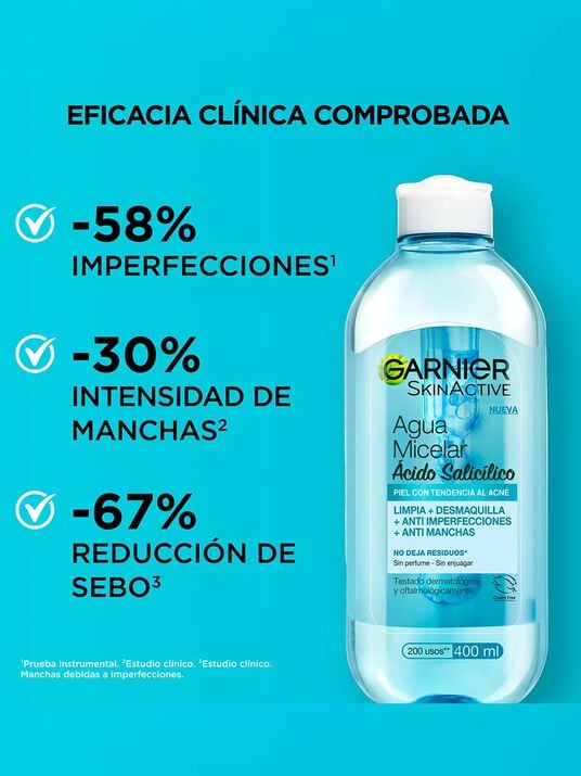 Garnier agua micelar anti acne  25019, &Uacute;NICO, hi-res
