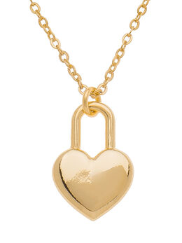 Collar de corazón candado 29001