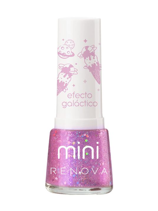 Renova esmalte mini  23014, ROSA CON GLITTER, hi-res