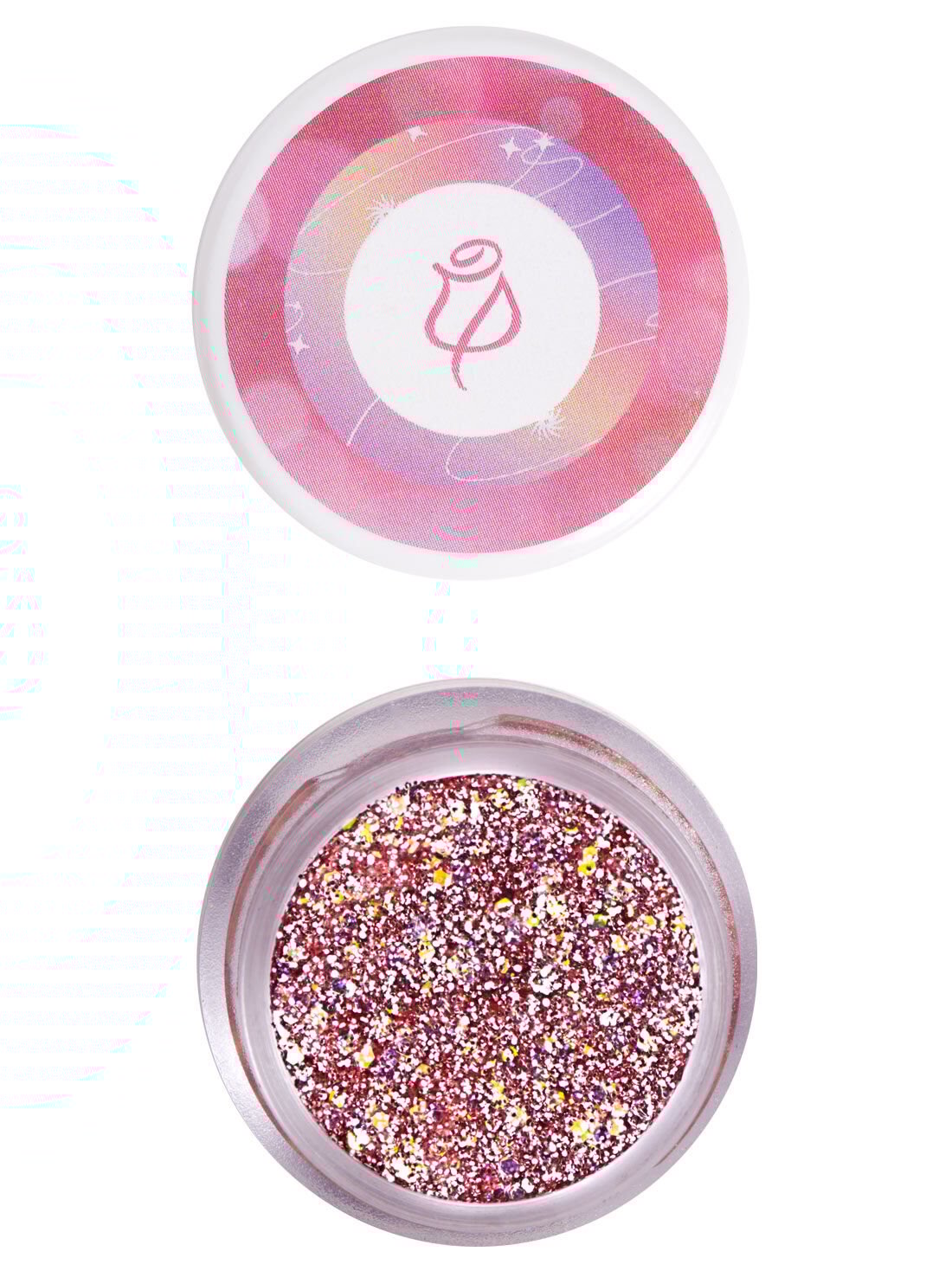 Destellos con glitter facial 21011