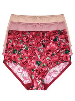 3- Pack panties con refuerzo frontal 32155