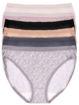 Paquete de 6 panties corte francés 79001