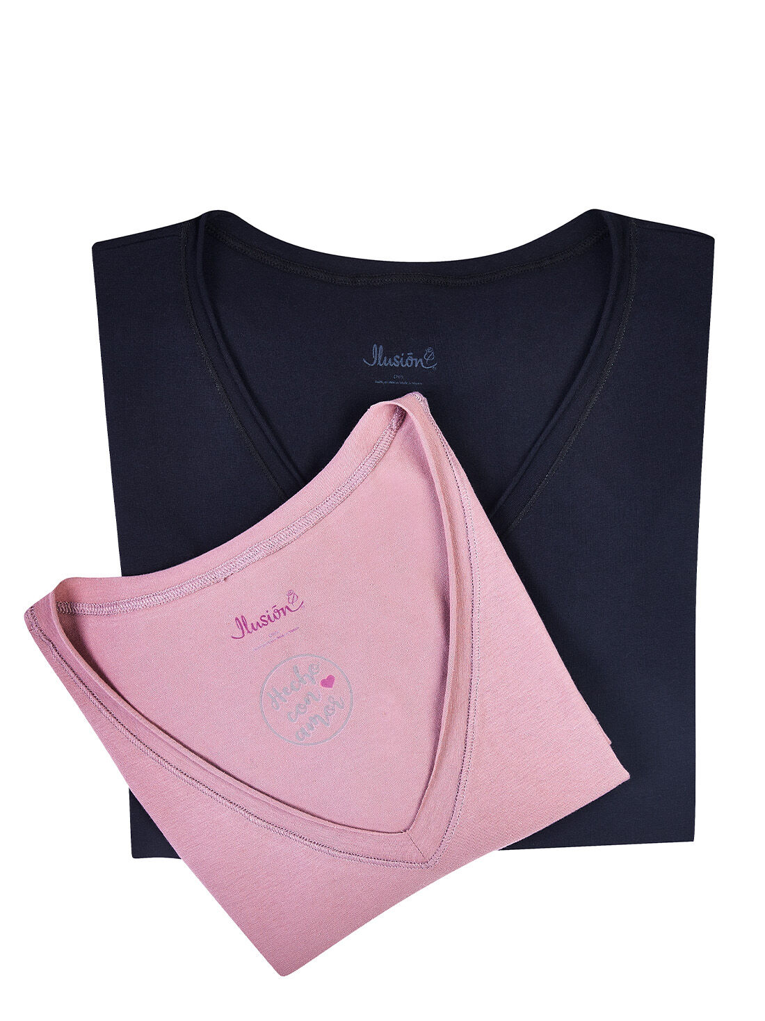 Paquete de 2 playeras 24396, LILA OBSCURO Paquete de 2 playeras 24396