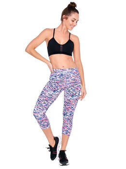 Leggings capri con pretina alta 1794