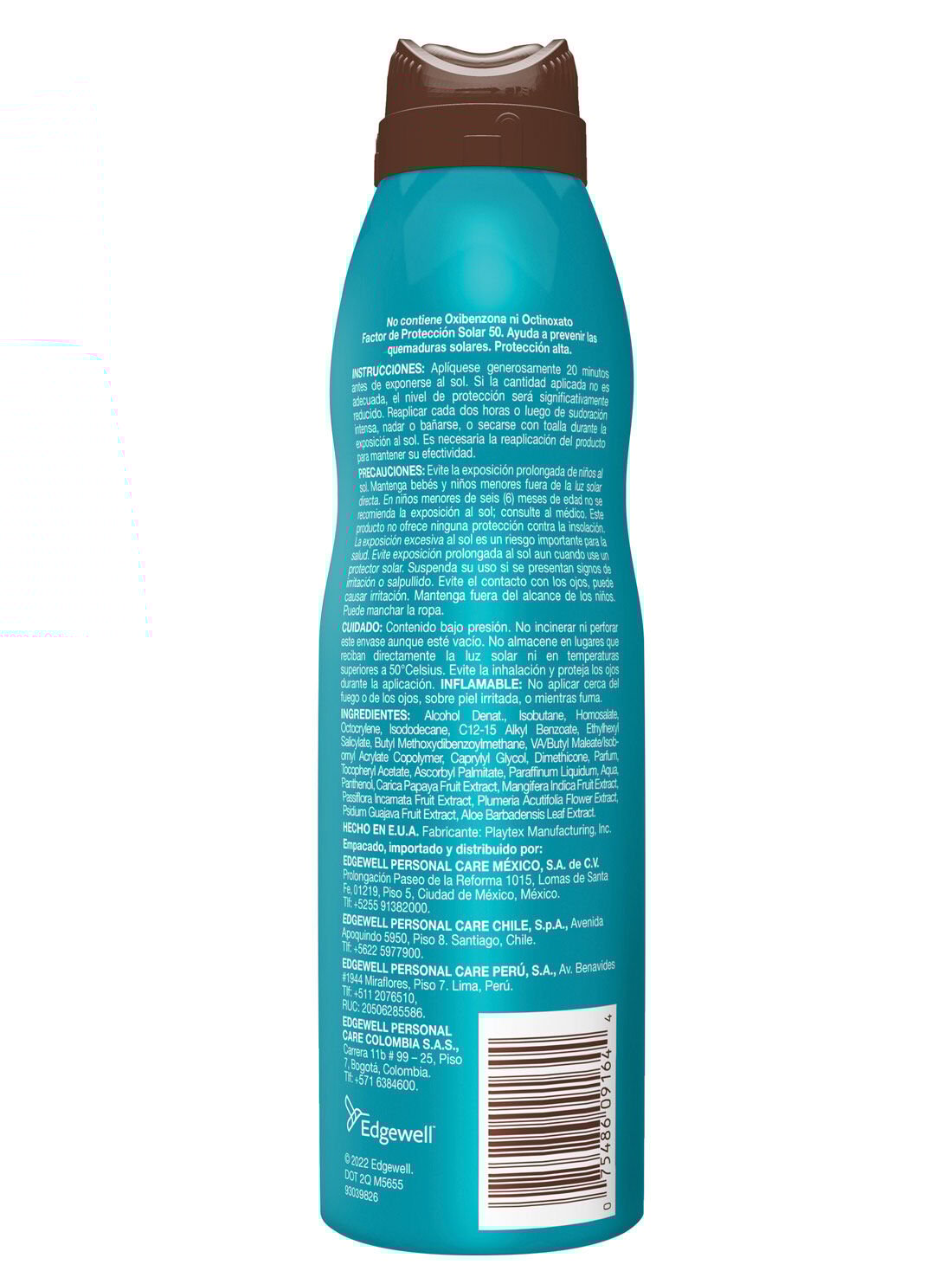 Hawaiian Tropic spray island sport FPS 50+ 27072