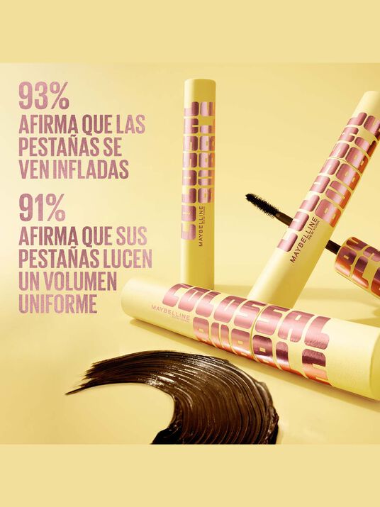 Maybelline m&aacute;scara de pesta&ntilde;as colossal bubble 21220, BLACK, hi-res