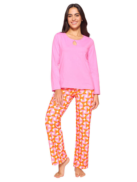 Set pijama larga 77202