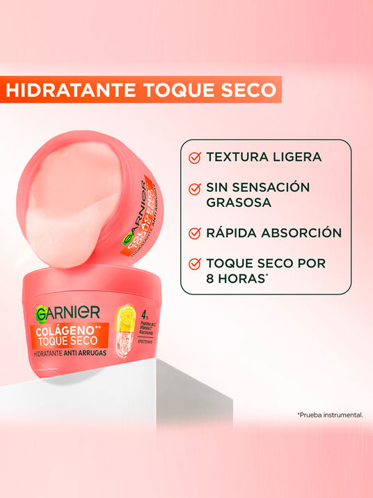 Garnier hidratante toque seco col&aacute;geno 22067, &Uacute;NICO, hi-res