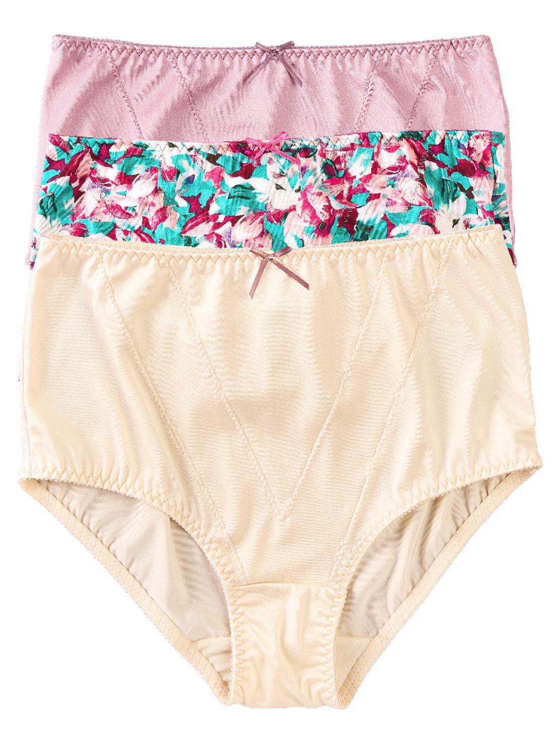 3- Pack panties con refuerzo frontal 32155