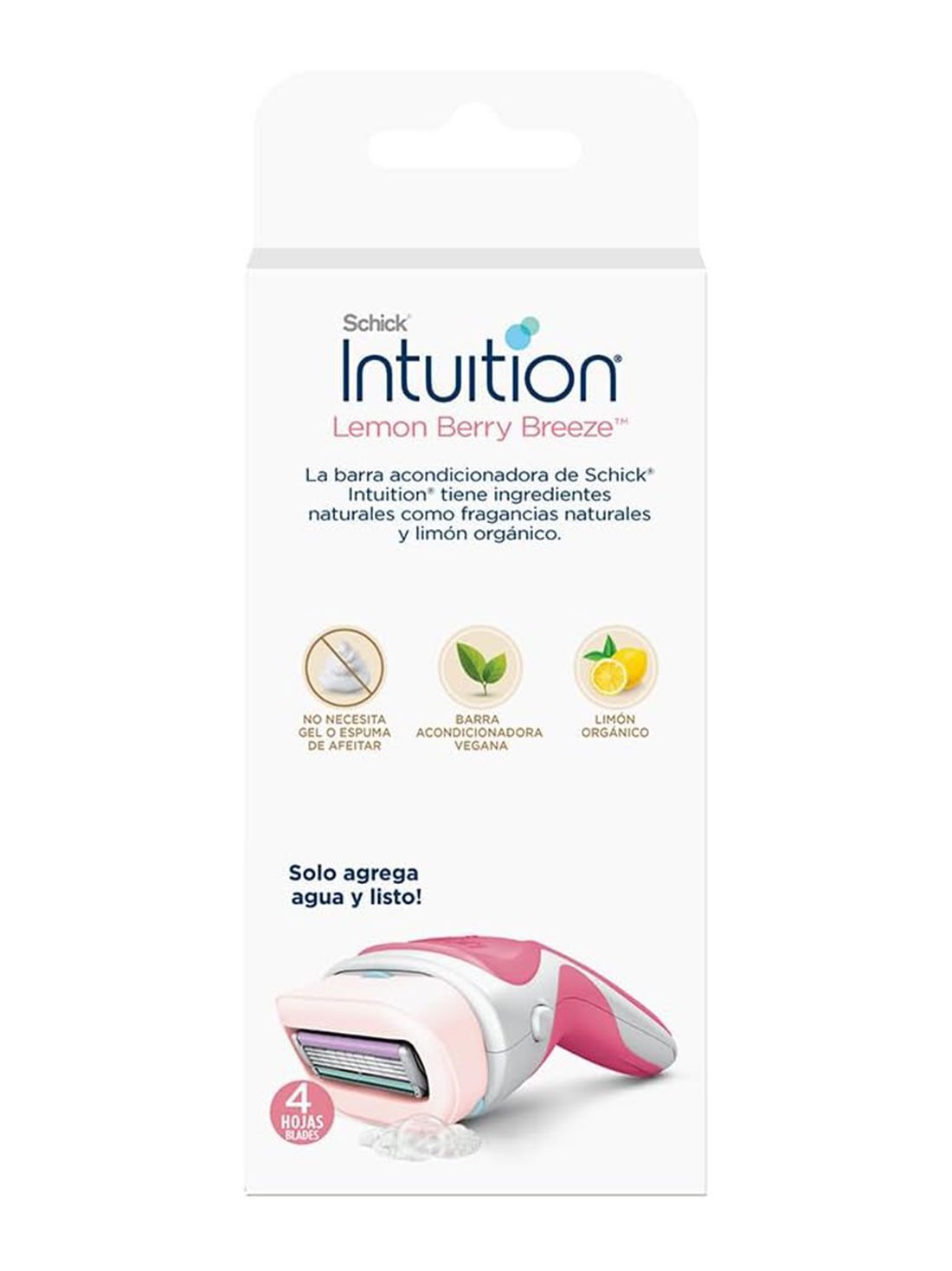 Schick m&aacute;quina rasuradora intuition lemon bb 25046