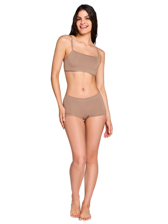 Top corto con tirantes 4411, TABACO, hi-res