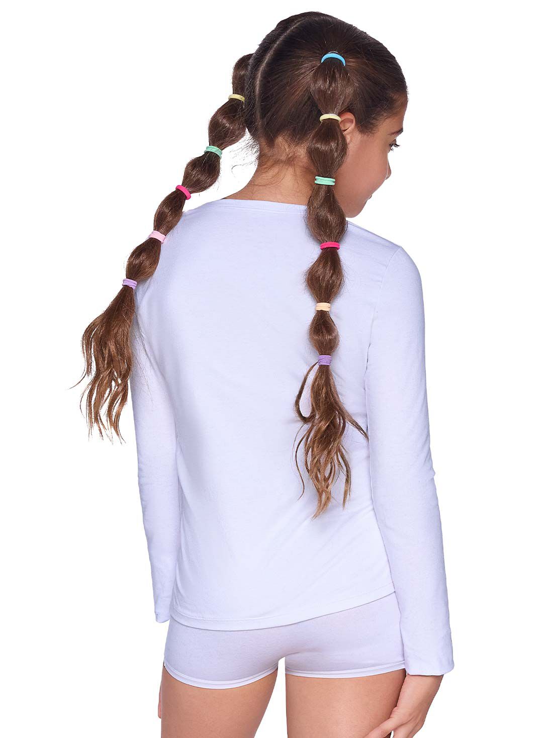 Paquete de 2 camis 39005, BLANCO/JASPE GRIS Paquete de 2 camis 39005