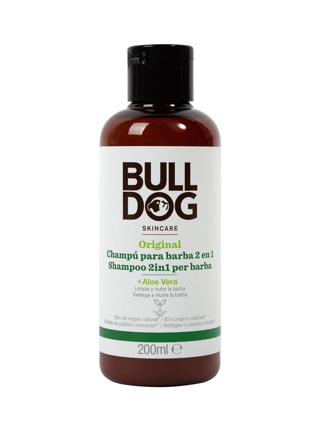 Bulldog shampoo 2 en 1 para barba 25049