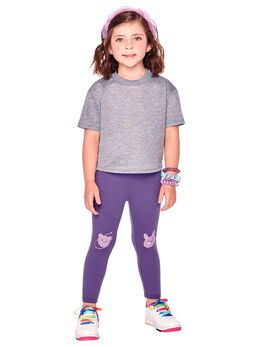 Leggings con parches 8224