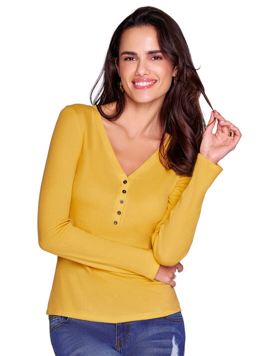 Blusa 43860, MOSTAZA, hi-res