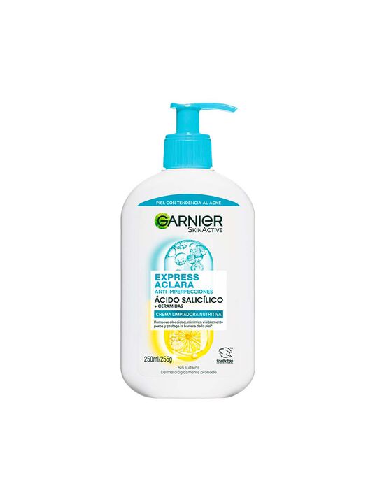 Garnier espuma limpiadora express aclara anti acn&eacute; 25044