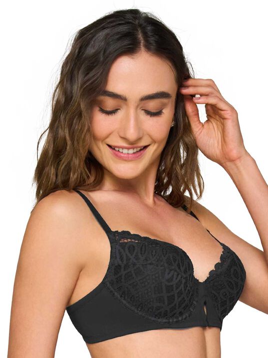 Bra cobertura regular 70184, NEGRO, hi-res