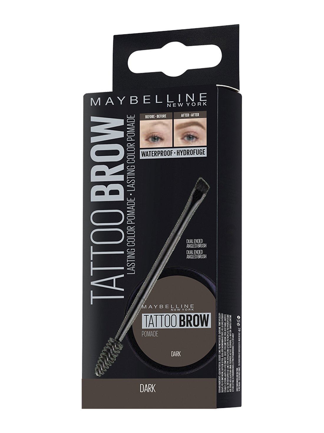 Maybelline pomada para cejas tatto brow  35246, DARK BROWN, hi-res