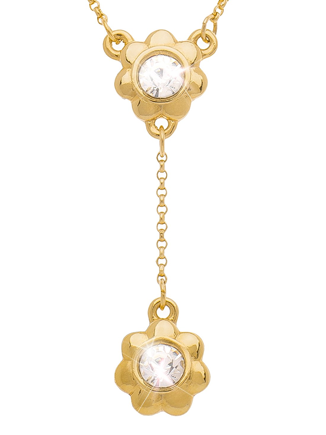 Collar flor colgante 29025, ORO, hi-res