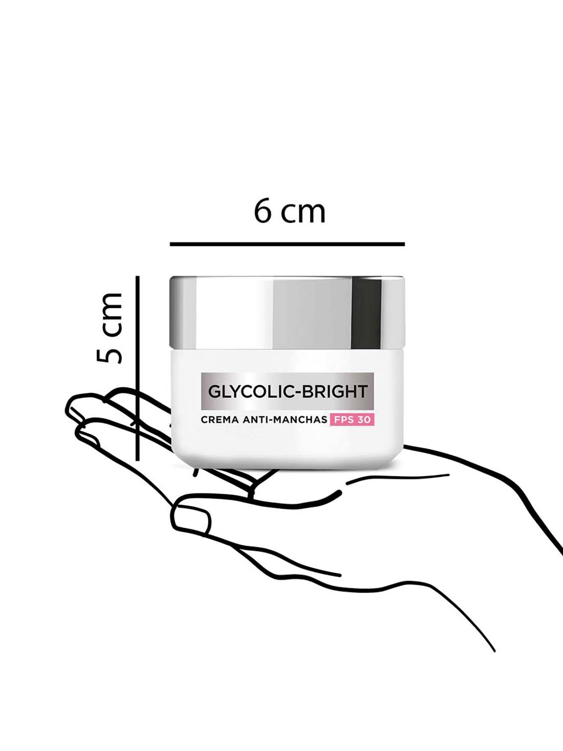 L'Oréal Paris crema día glycolic bright 27065, ÚNICO, hi-res