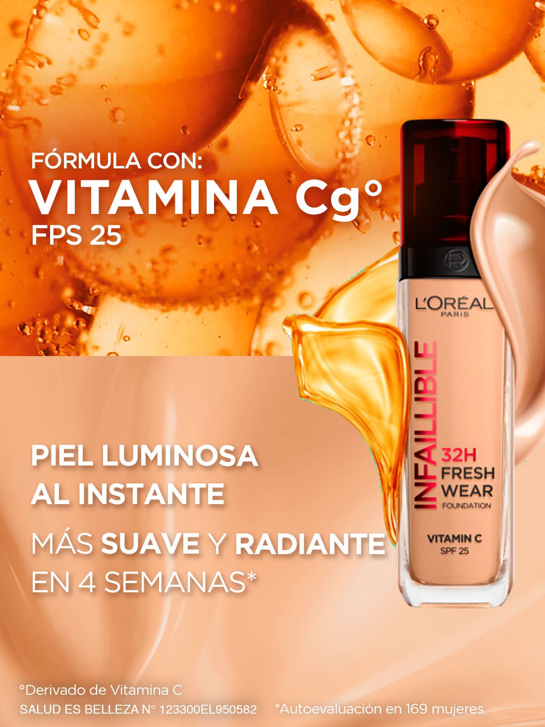 L'Oréal Paris maquillaje freshwear infallible 22036, 110 VAINILLE ROSE, hi-res