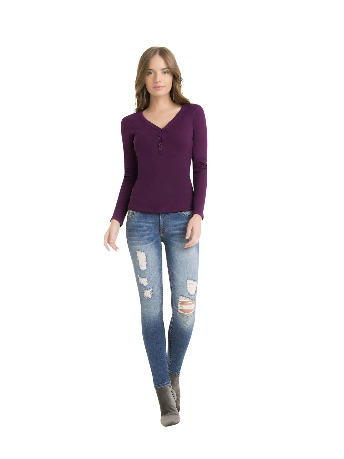 Blusa 43860, VINO I, hi-res