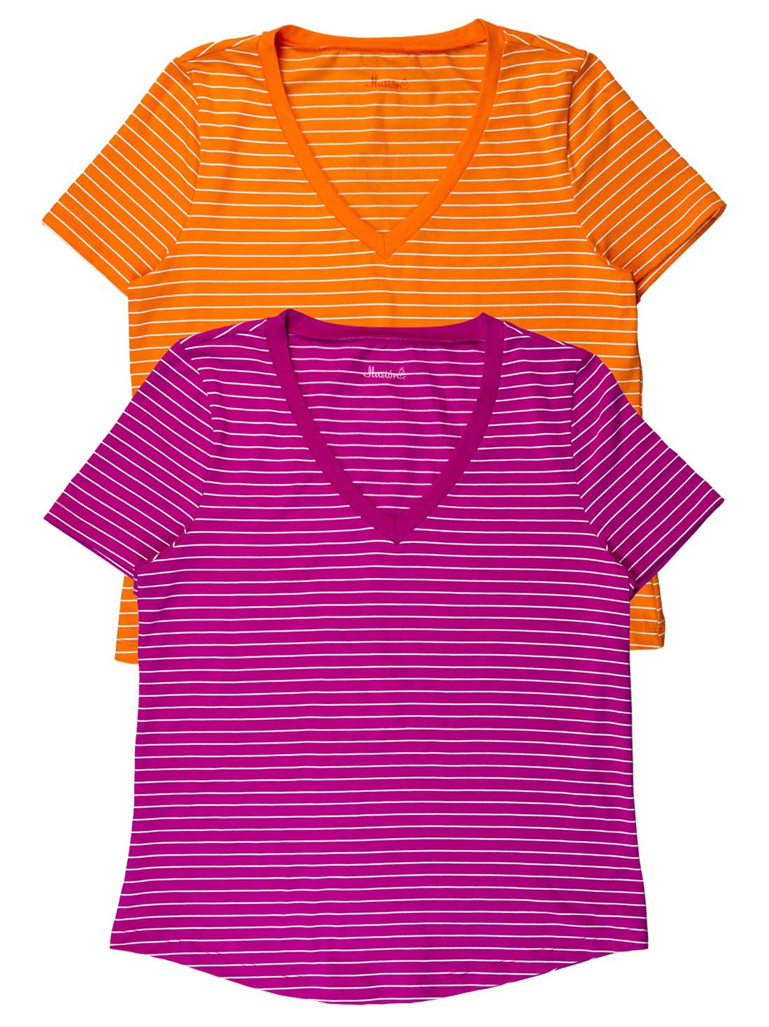 Paquete de 2 playeras 24381, MANDARINA SUAVE, hi-res