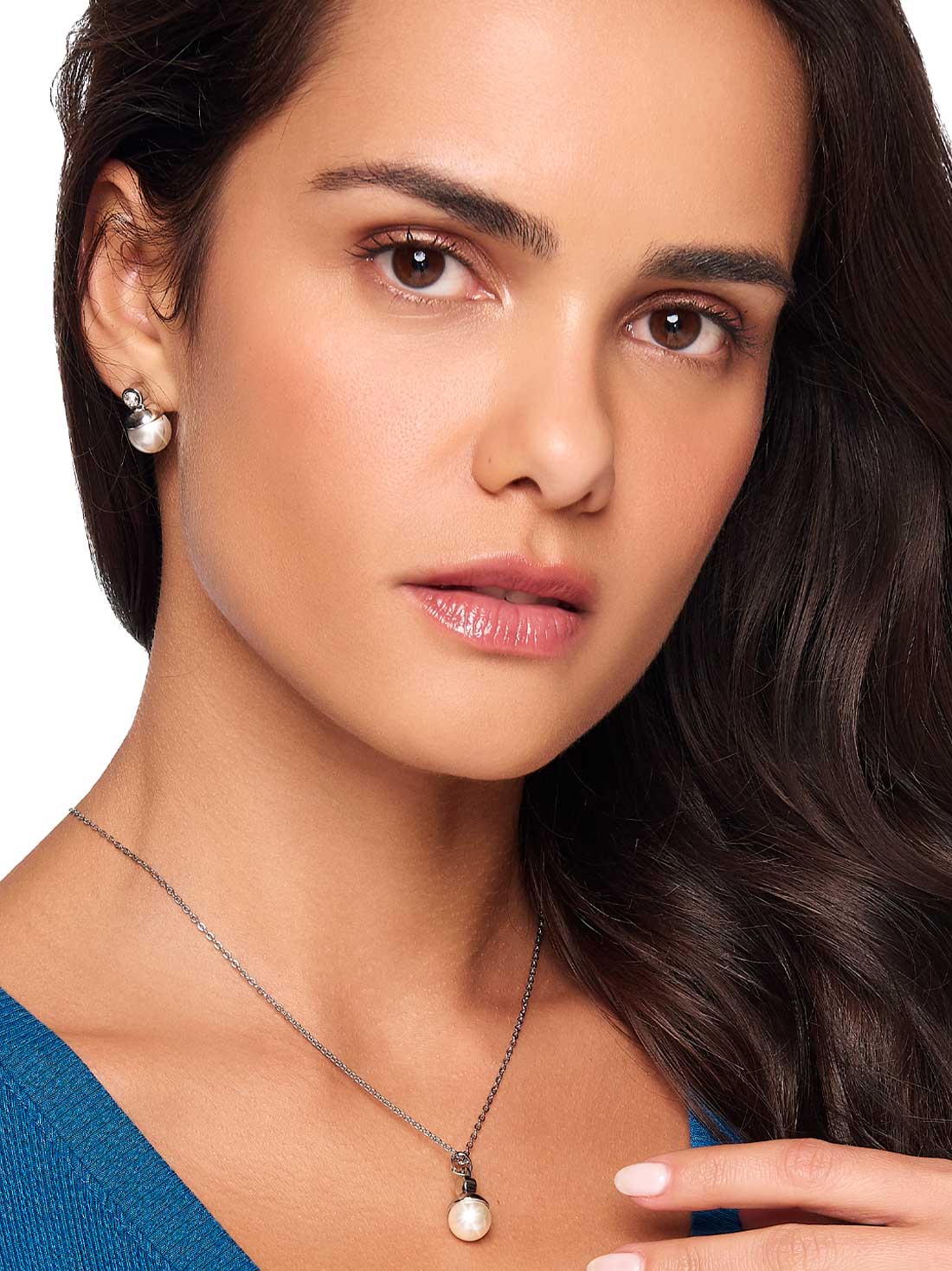 Collar perla 29019, PLATA, hi-res