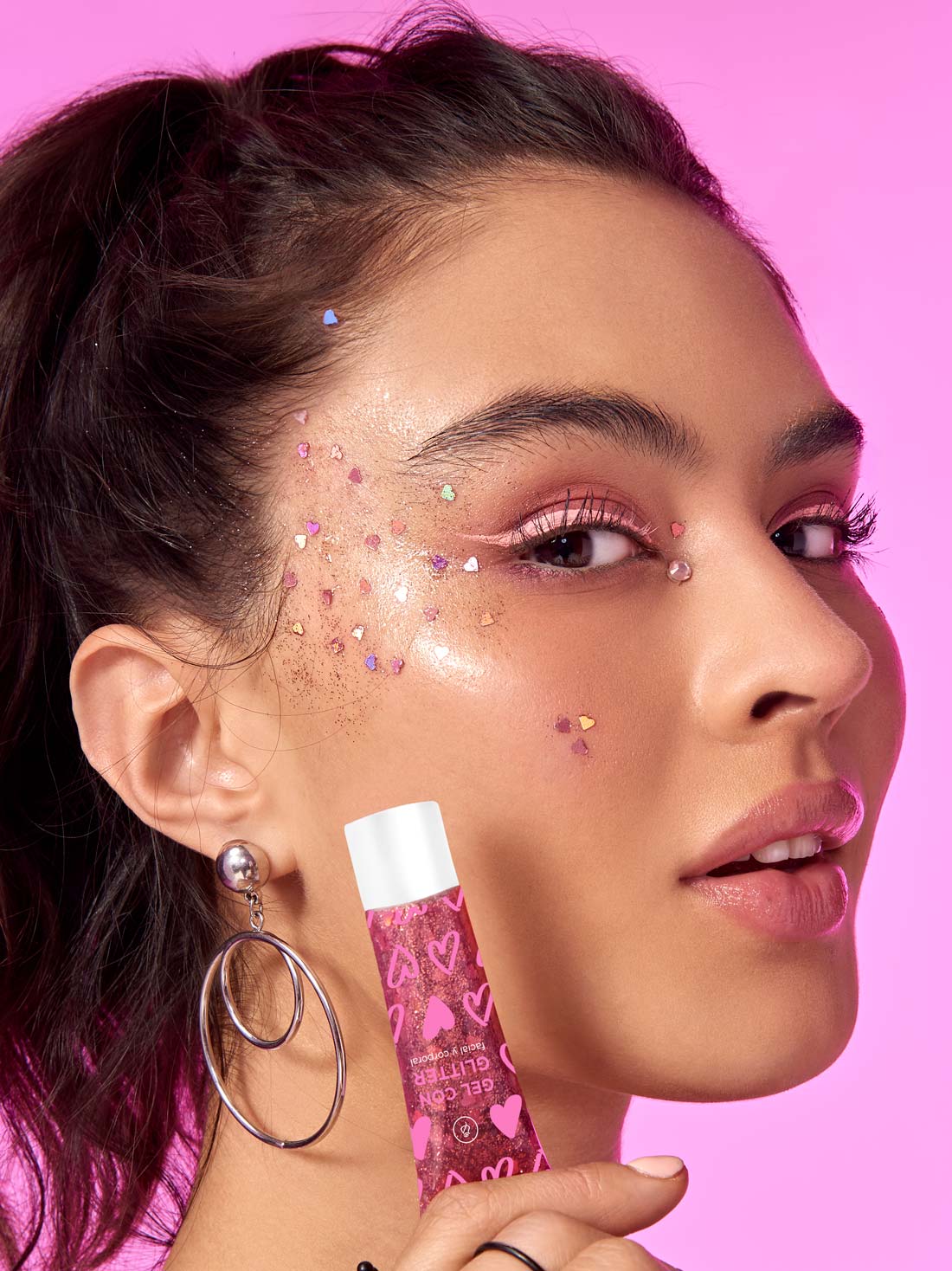 Gel con glitter 21021, LOVE, hi-res
