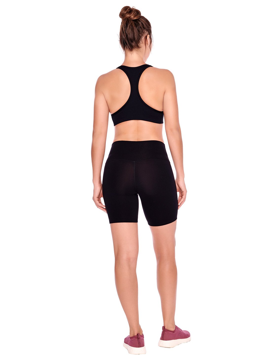 Short con pretina alta 1798, NEGRO, hi-res