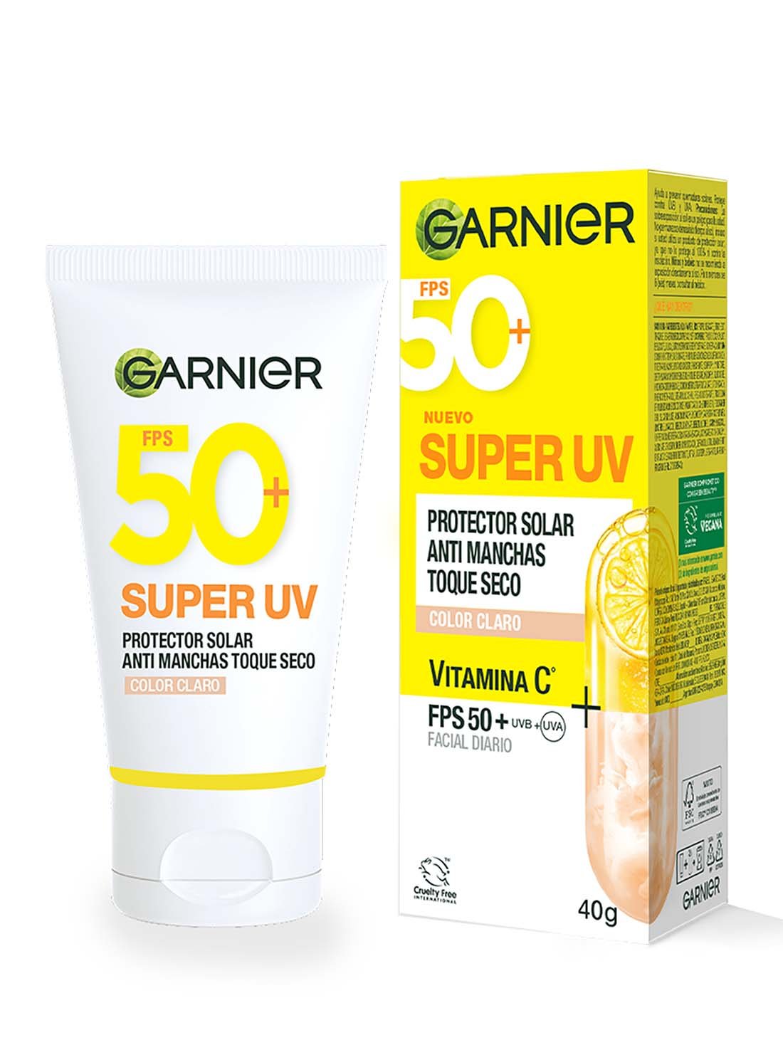 Garnier protector solar facial super UV tono claro 27080, ÚNICO, hi-res