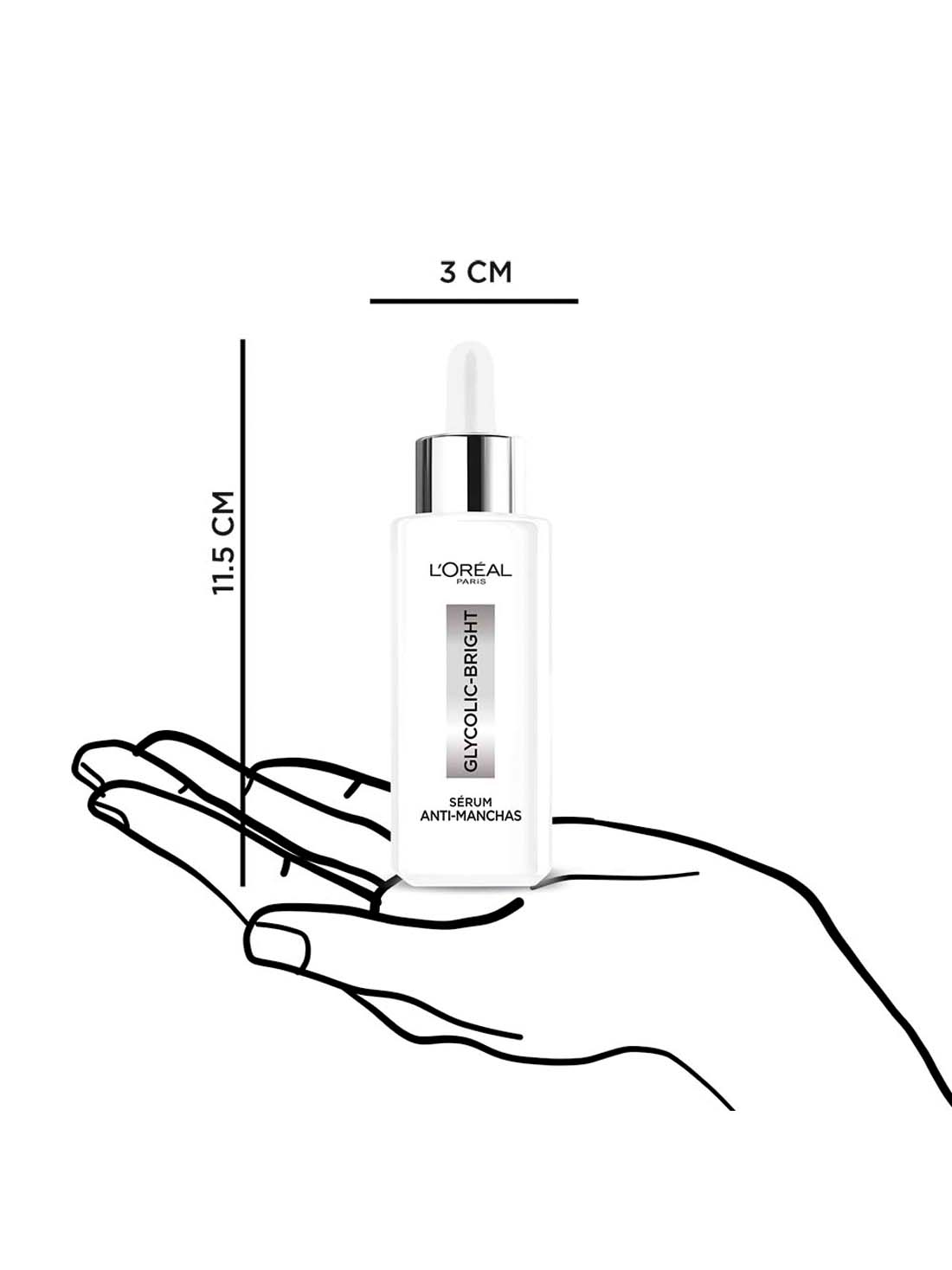 L'Oréal Paris sérum glycolic bright 27064, ÚNICO, hi-res