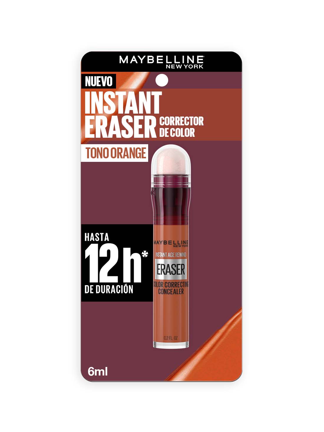Maybelline corrector de ojos anti-age instant dark circles 35212, NARANJA, hi-res