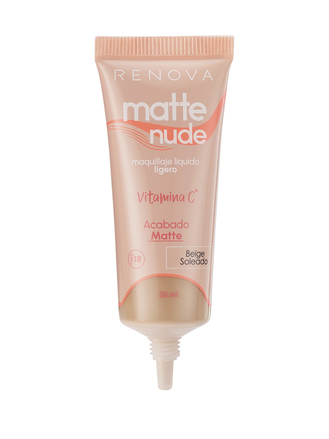 Renova maquillaje líquido matte nude vit C 22033, SOLEADO, hi-res