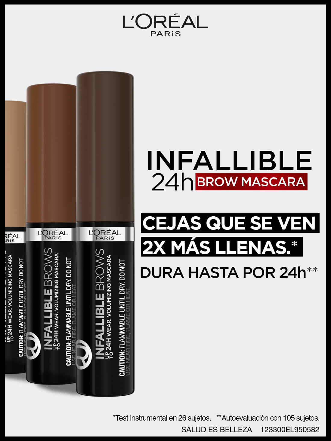 L'Oréal Paris máscara para cejas infallible artist plump 21044, DARK BRUNETTE 04, hi-res