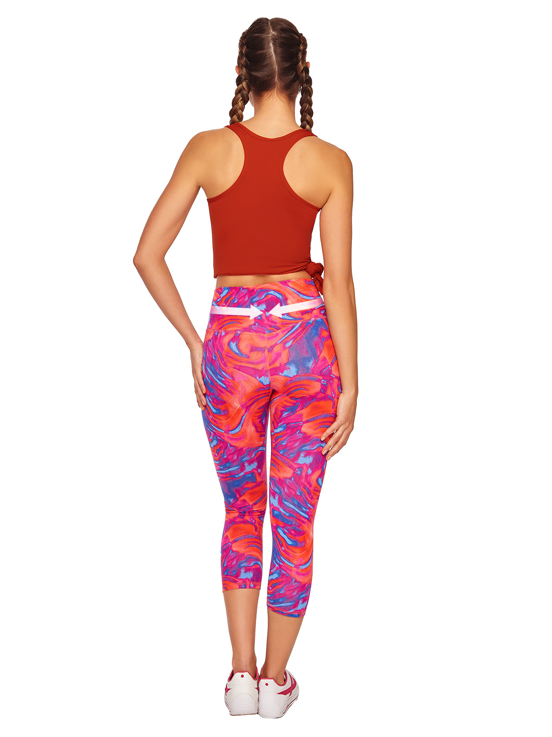 Leggings capri con pretina alta 1794, COLORES VIII, hi-res