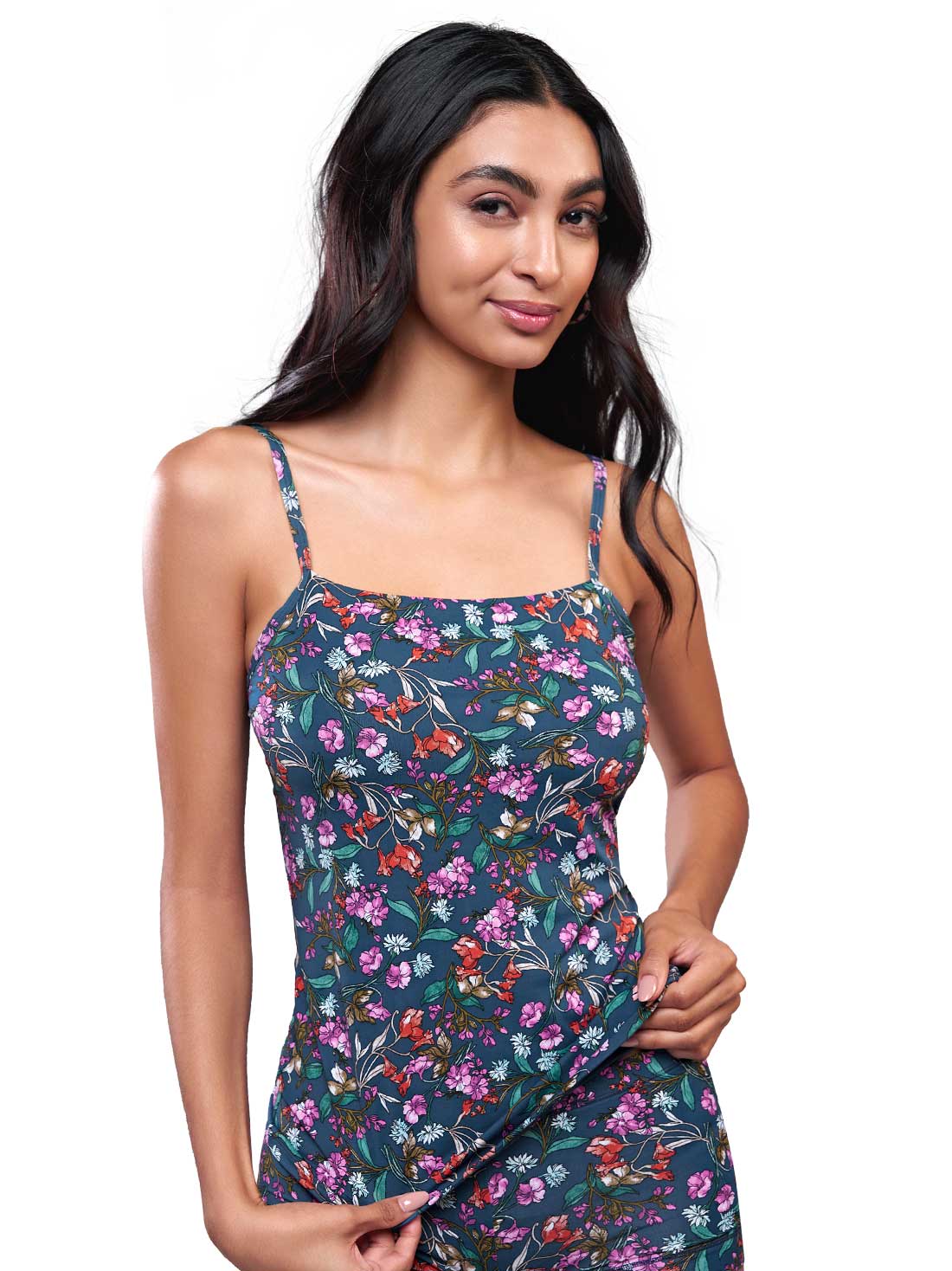 Top  tirantes ajustables. 4444, FLORES CLXX, hi-res