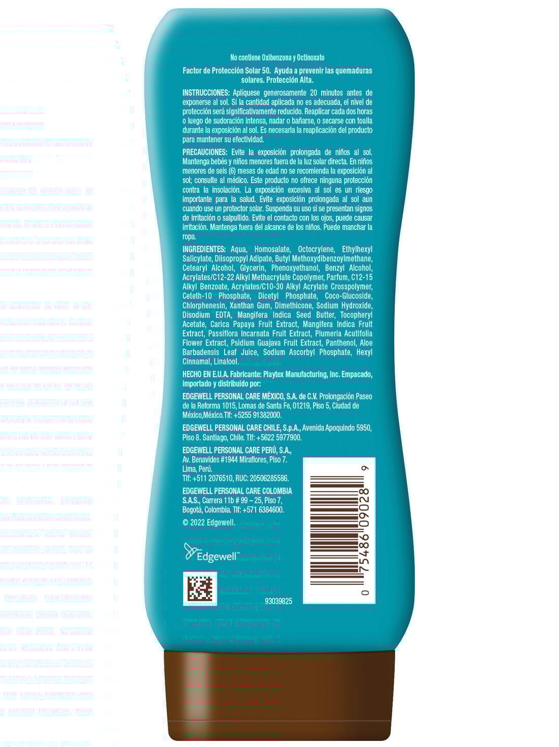 Hawaiian Tropic loción island sport FPS 50+ 27073, ÚNICO, hi-res