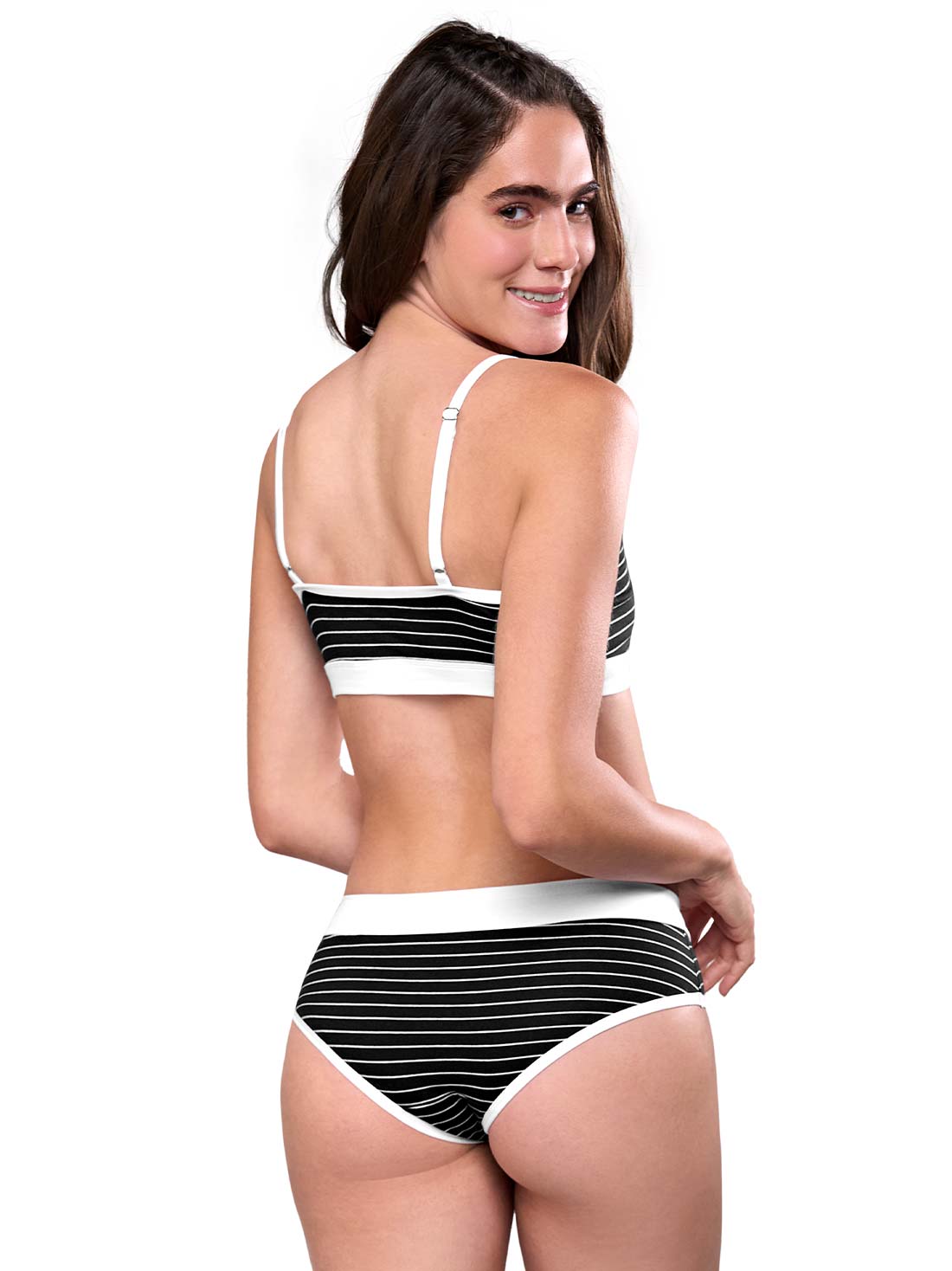 Set de bralette y bóxer 93013, NEGRO, hi-res