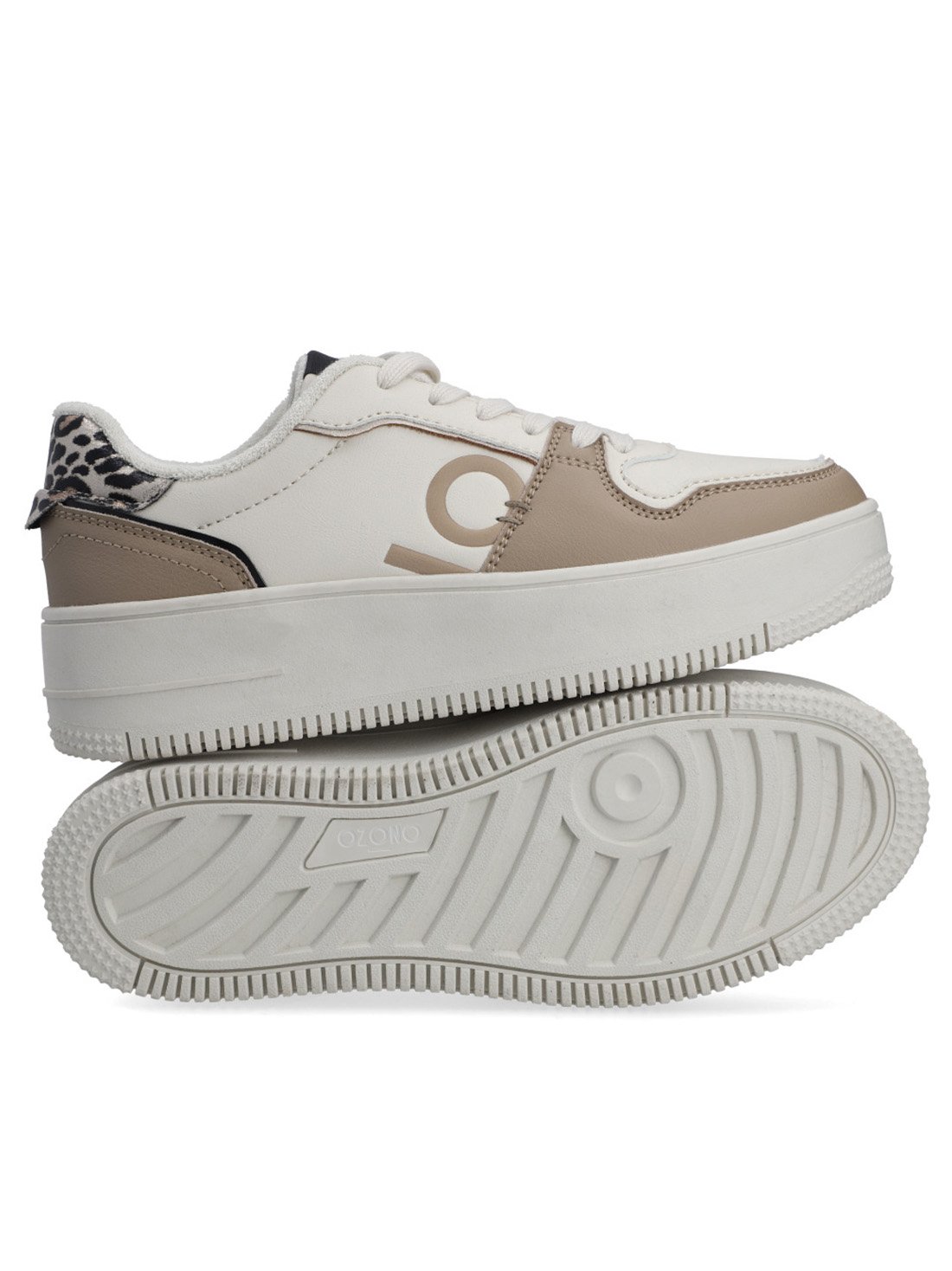 Tenis 52126, BEIGE/ANIMAL PRINT, hi-res