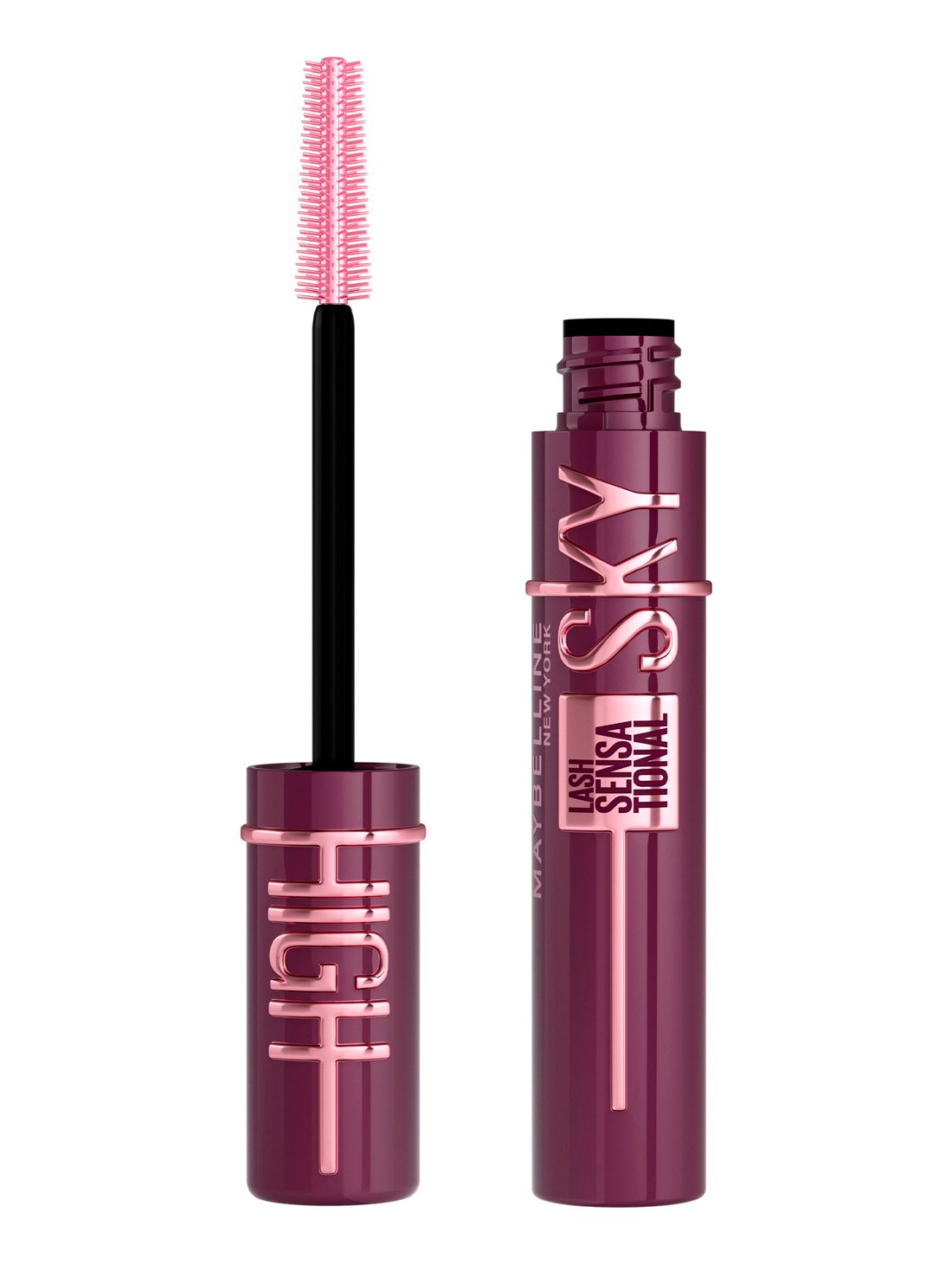 Maybelline máscara de pestañas sky high 35333, BORGOÑA, hi-res